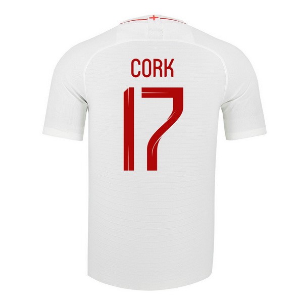 Camiseta Inglaterra 1ª Cork 2018 Blanco